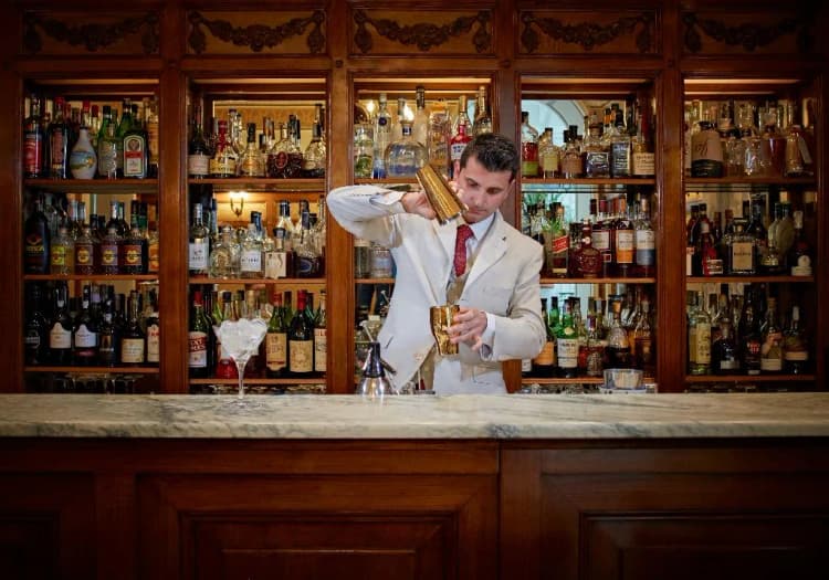 Bar, Grand Hotel Excelsior Vittoria Spa, Naples