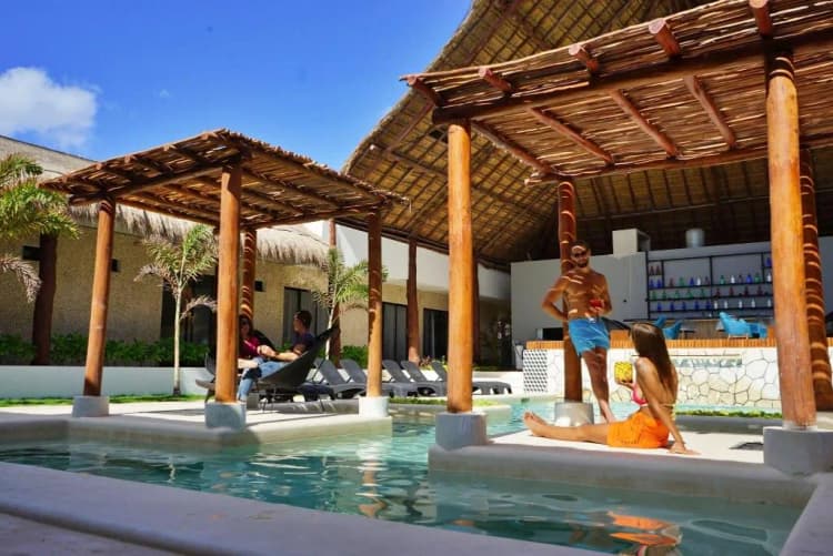Bar, Hotel Boutique Kinta Kan Adults Only, Playa Del Carmen