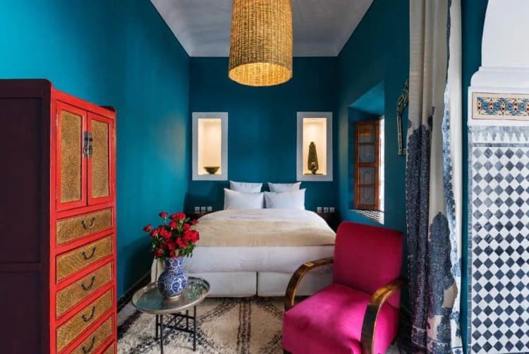 General view, Riad Les Yeux Bleus, Marrakech