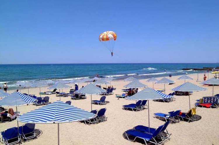 Beach, Eva Bay Hotel On The Beach - Adults Only, Crete