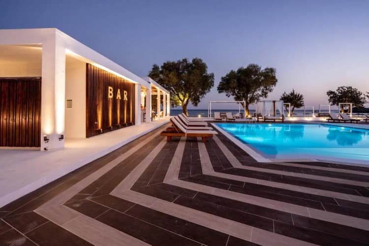 Bar, Kamari Beach Hotel, Rhodes, Rhodes