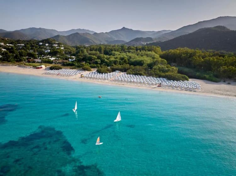 Beach, Calaserena Resort, Cagliari