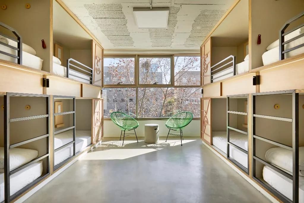 Bed in dormitory CAPACITY 8 WITH SHARED BATHROOM Room, Unite Hostel Barcelona, Barcelona