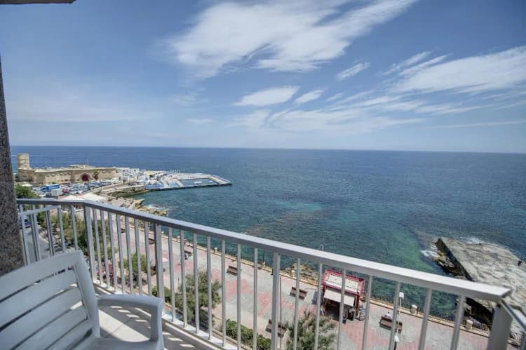 Beach, Sliema Chalet Hotel, Malta