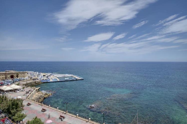 Beach, Sliema Chalet Hotel, Malta