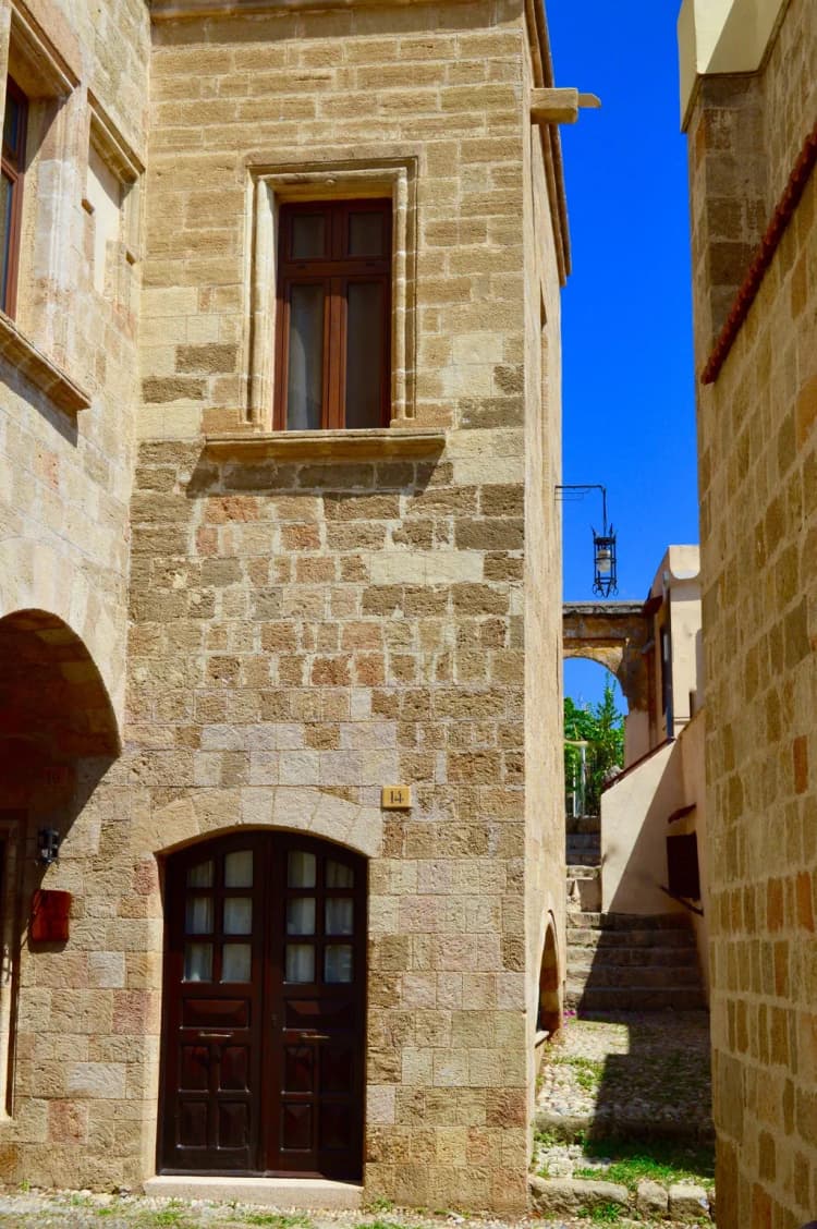 General view, Medieval Villa, Rhodes