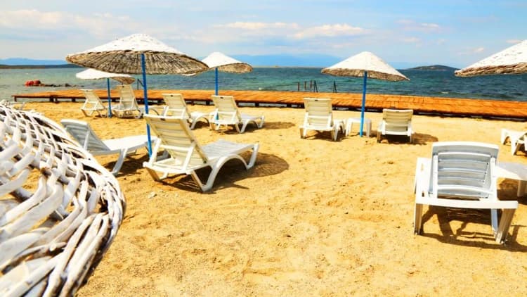 Beach, Cunda Aksaç Otel, Izmir