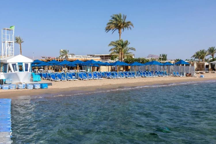Beach, Naama Bay Hotel and Resort, Red Sea Riviera