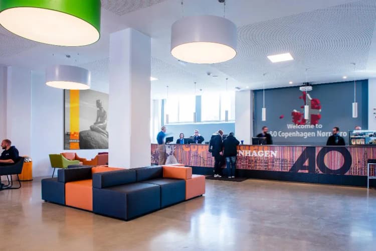 Lobby, a&o Copenhagen Nørrebro, Copenhagen