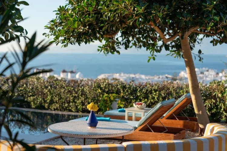 Bar, Belvedere Hilltop Complex Rooms & Suites, Mykonos