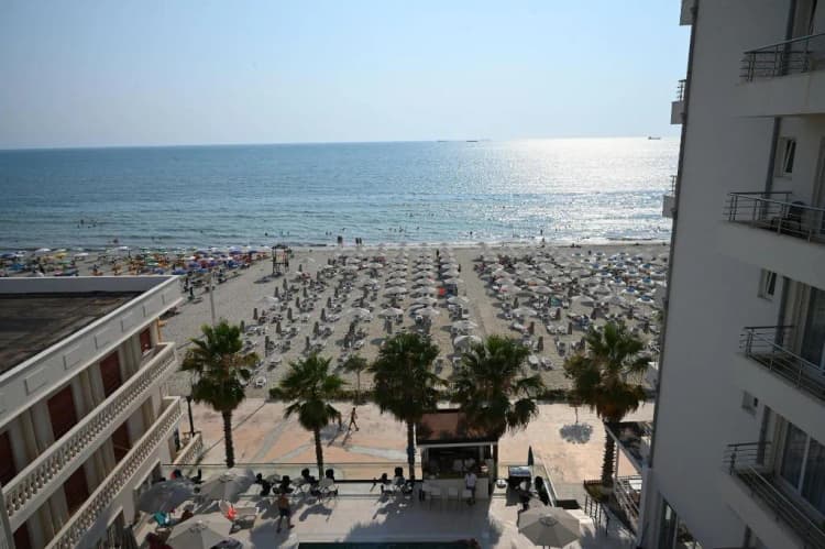 Beach, Adria Palace Hotel, Durres