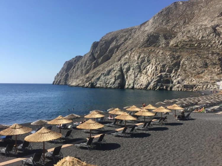 Beach, Makarios, Santorini