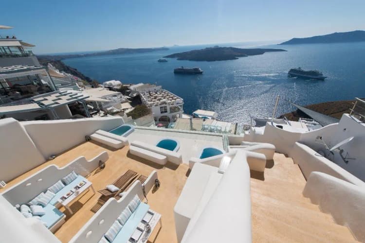 General view, On The Cliff, Santorini