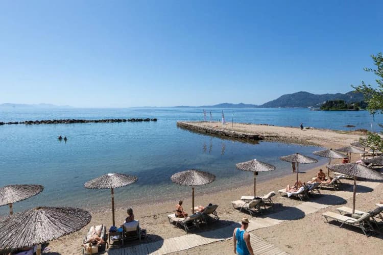 Beach, Corfu Holiday Palace Hotel, Corfu
