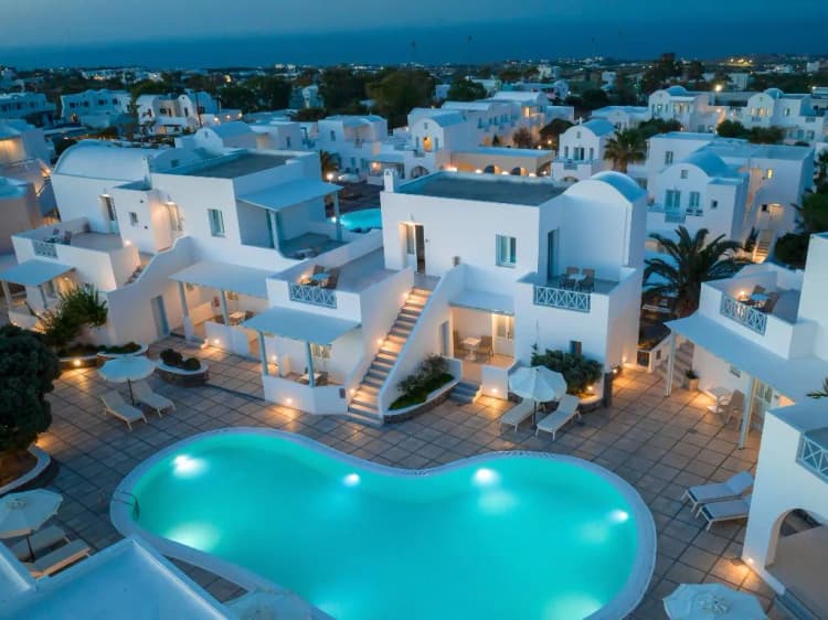 General view, El Greco Resort, Santorini