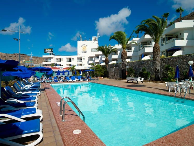 pool area, Sunsuites Lufesa, Gran Canaria