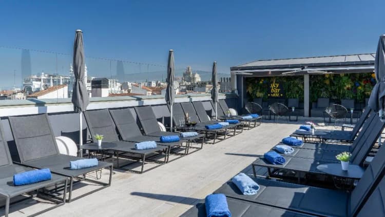 Terrace, Axel Hotel Madrid - Adults Only, Madrid