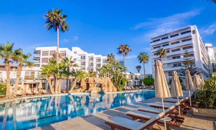 Pool Area, Adams Beach Hotel, Cyprus