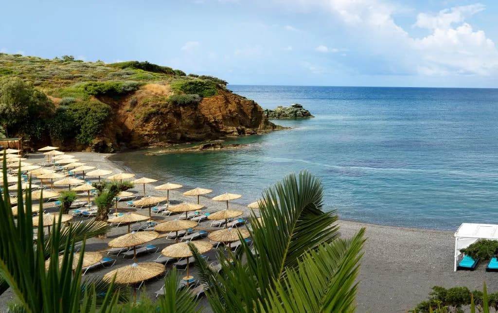 Beach, Out Of The Blue Resort, Crete