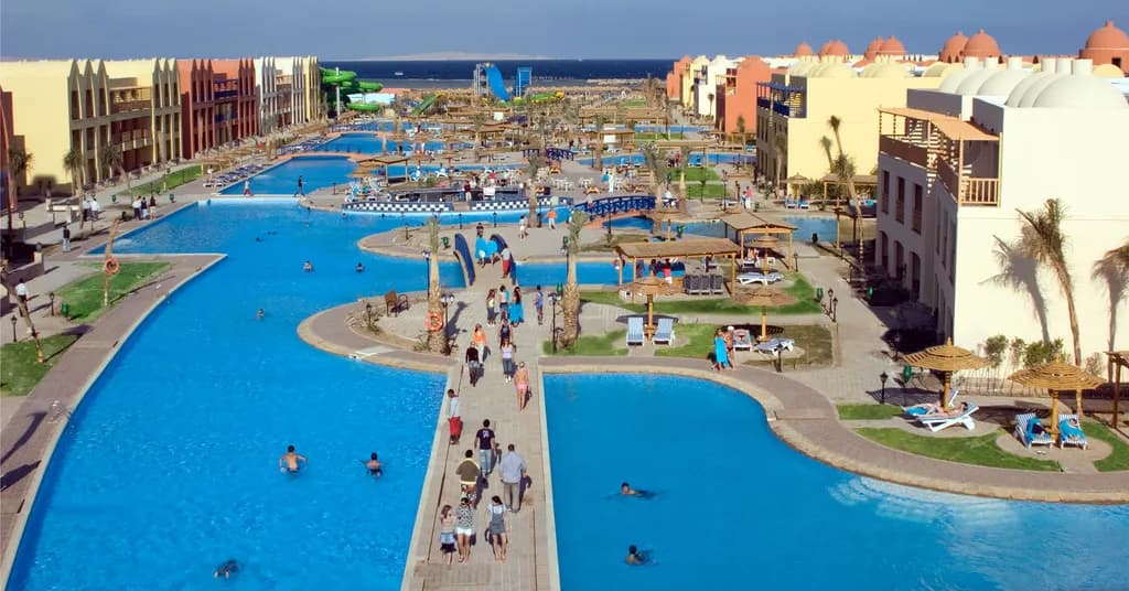 Pool, Titanic Beach Spa & Aqua Park, Red Sea Riviera